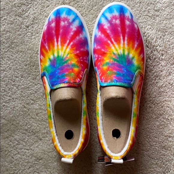 Skechers Shoes - NEW tie dye Skechers memory foam sneakers size 9.5